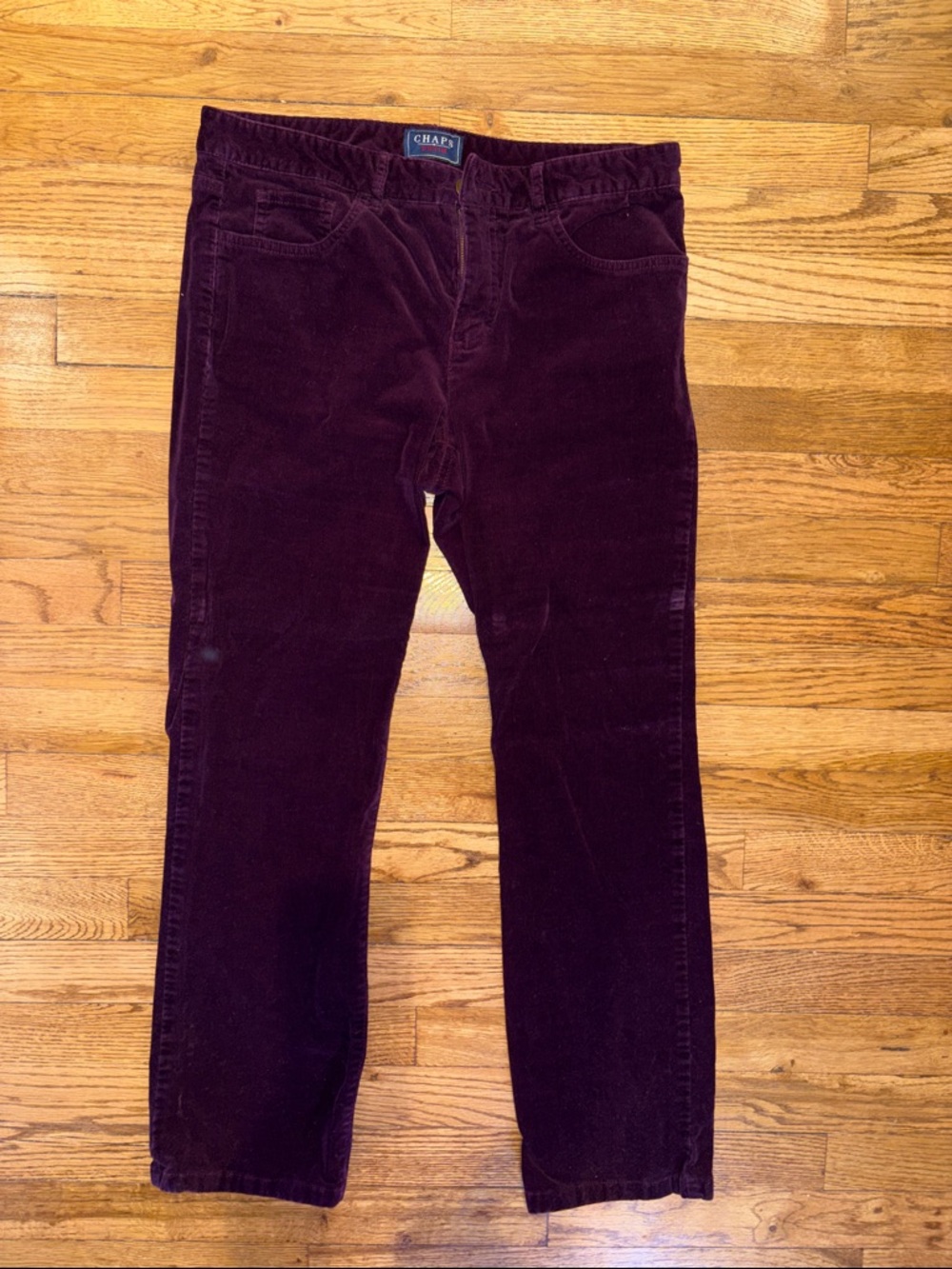 Chaps Women’s Corduroy Pants - Dark Burgundy